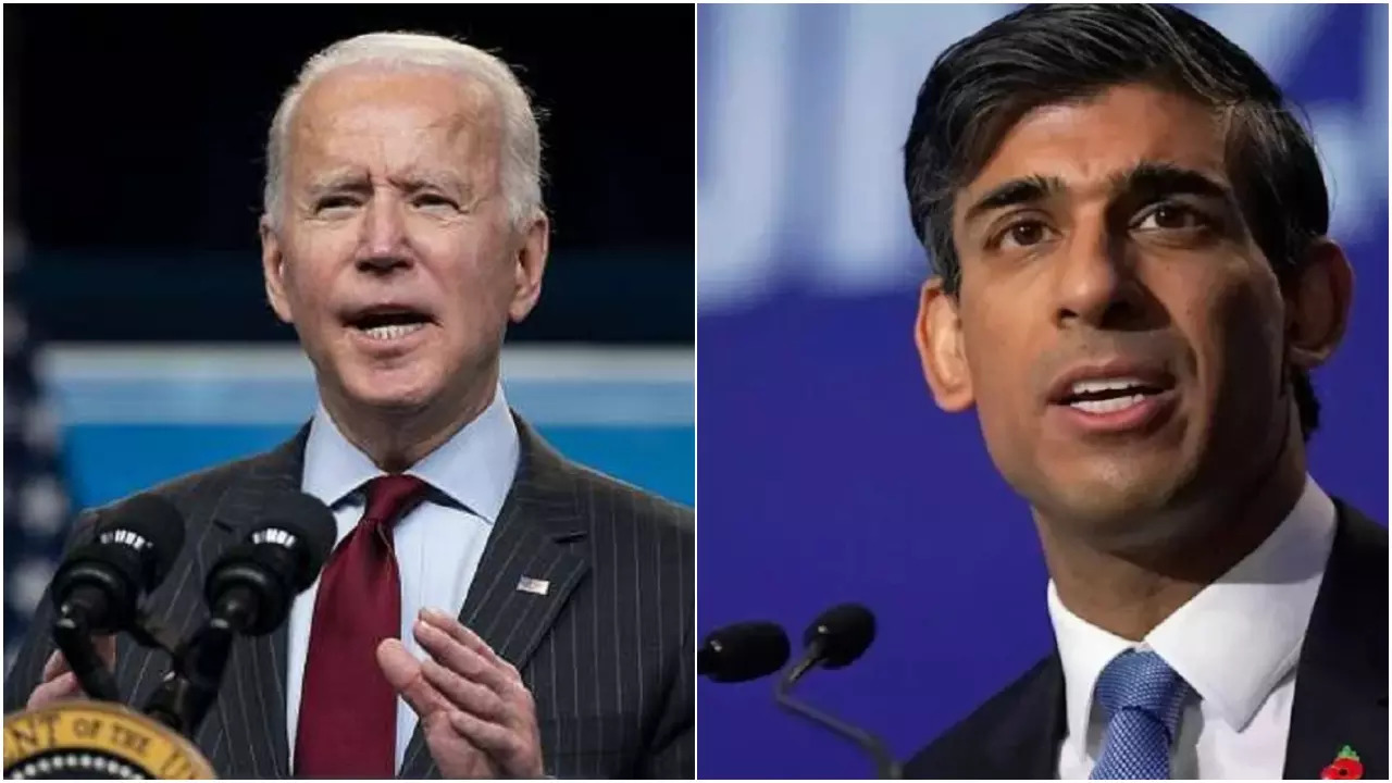 Joe Biden and Rishi Sunak