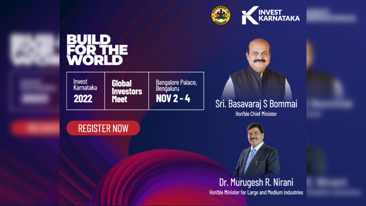 Global Investors Meet 2022 will be held in Bengaluru from 2nd - 4th November