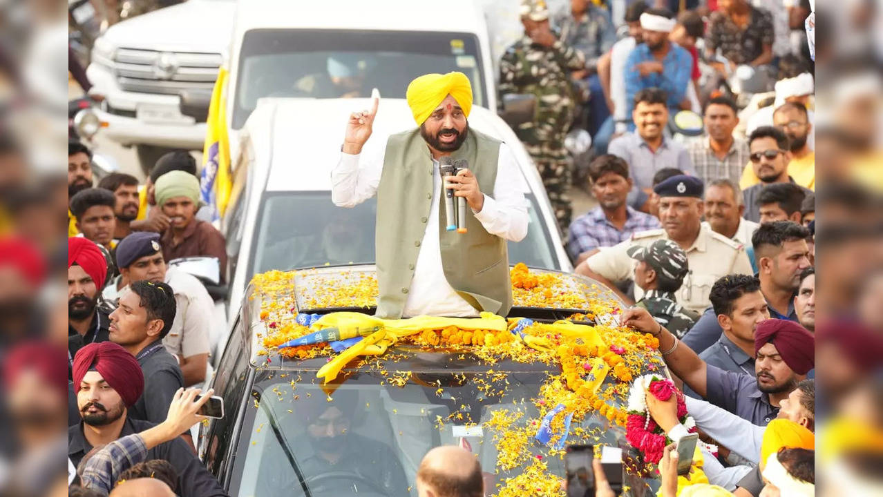 Bhagwant Mann in Adampur