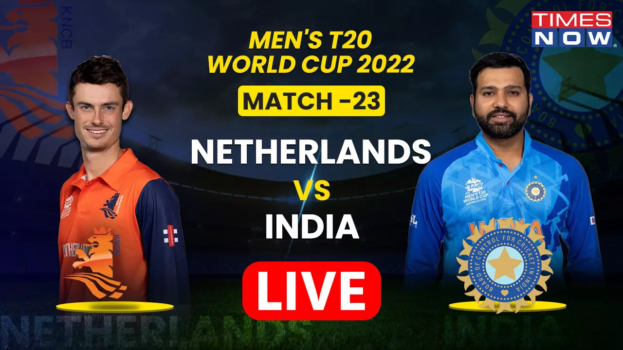 IND vs NED Live Score,T20 World Cup Live Cricket Score 2022 India vs ...