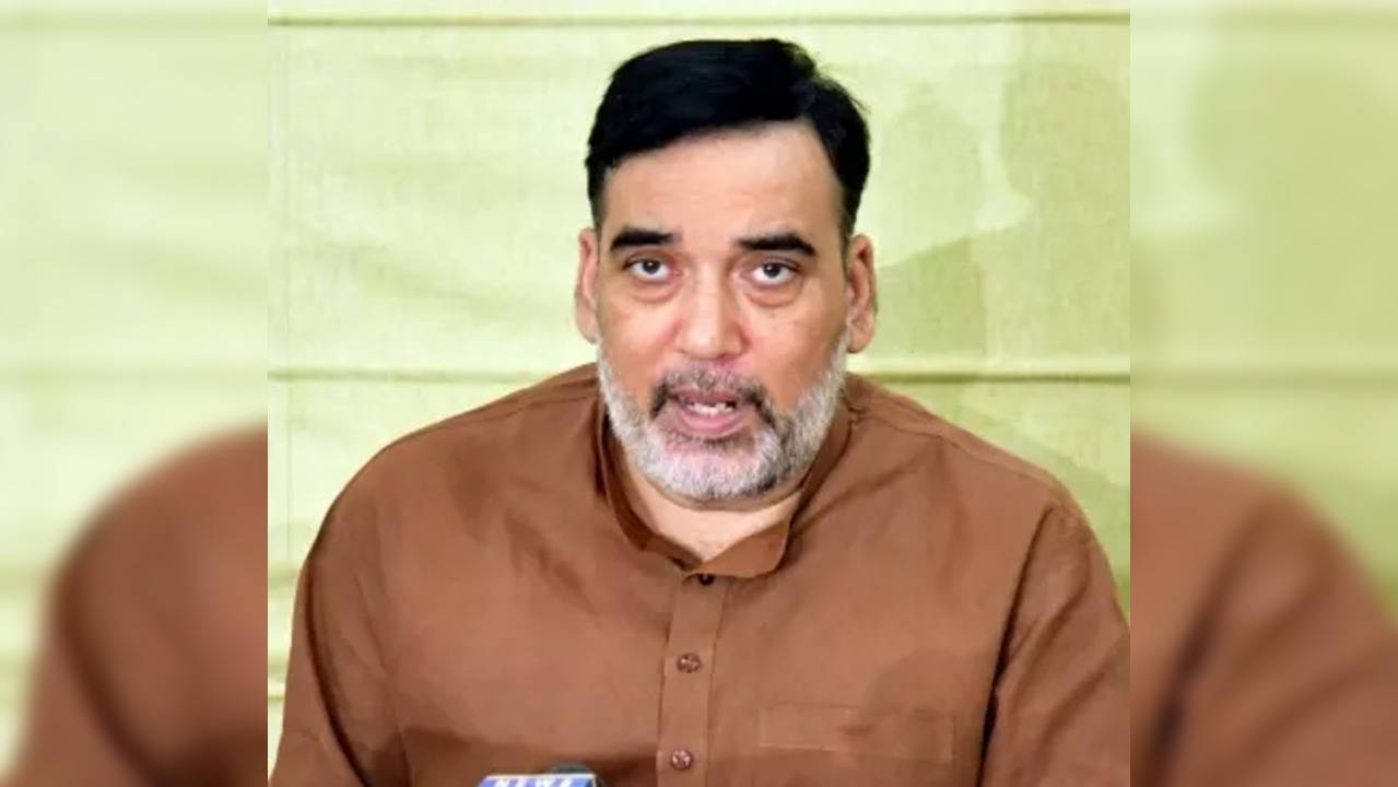 New Delhi: Environment Minister Gopal Rai addresses during a press conference in New Delhi on Thursday, Oct 06, 2022. (Photo: Qamar Sibtain/IANS)