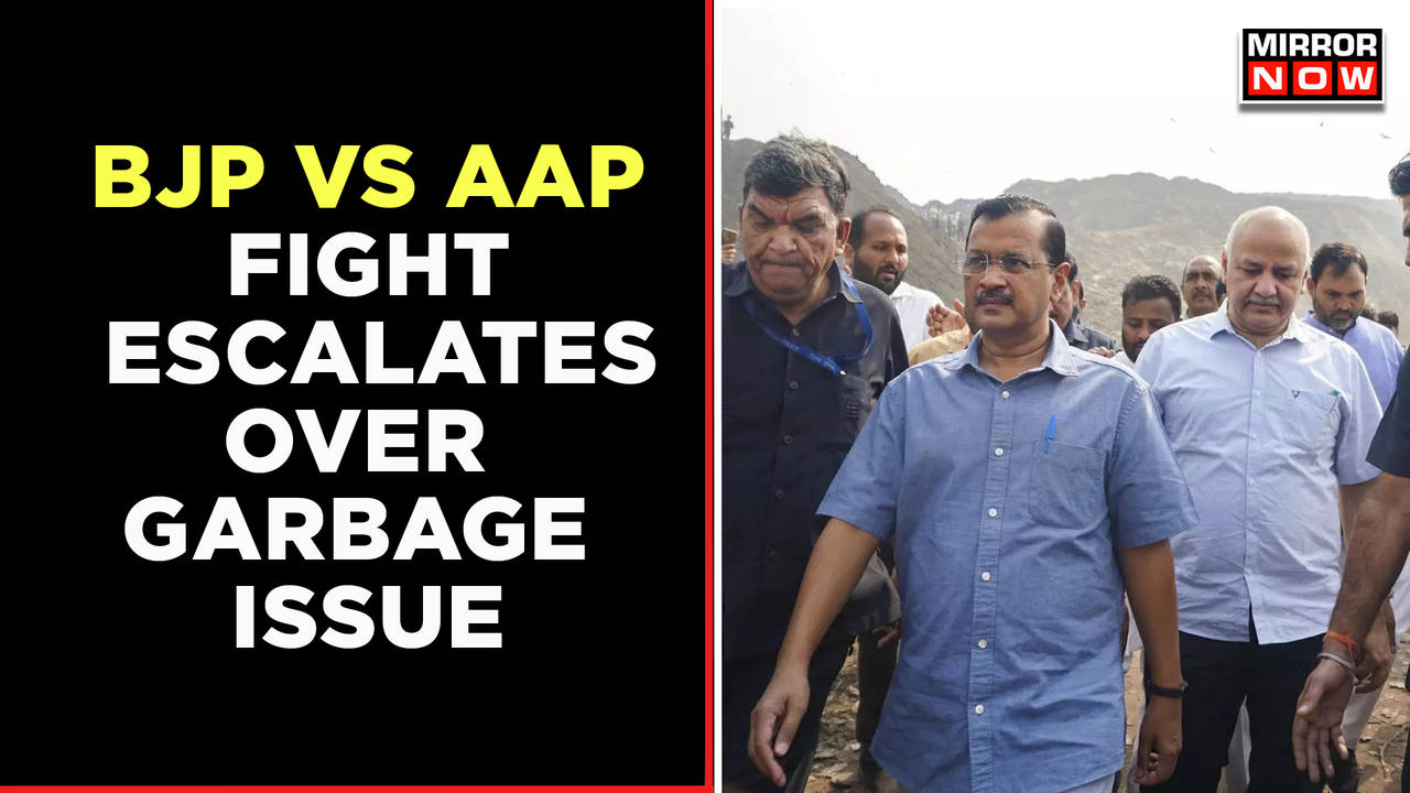 AAP Vs BJP Fight Escalates Over Delhi Garbage Issue Ahead Of MCD ...