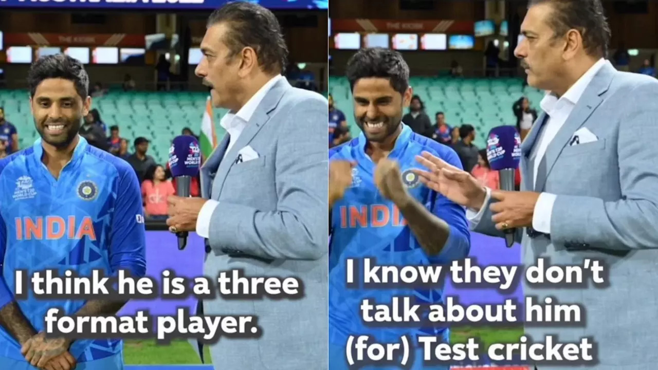 Suryakumar Yadav Ravi Shastri.