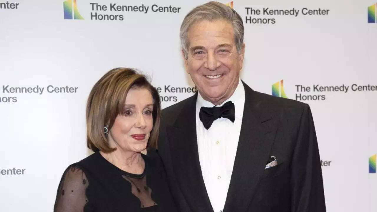 Nancy Pelosi with her husband Paul Pelosi