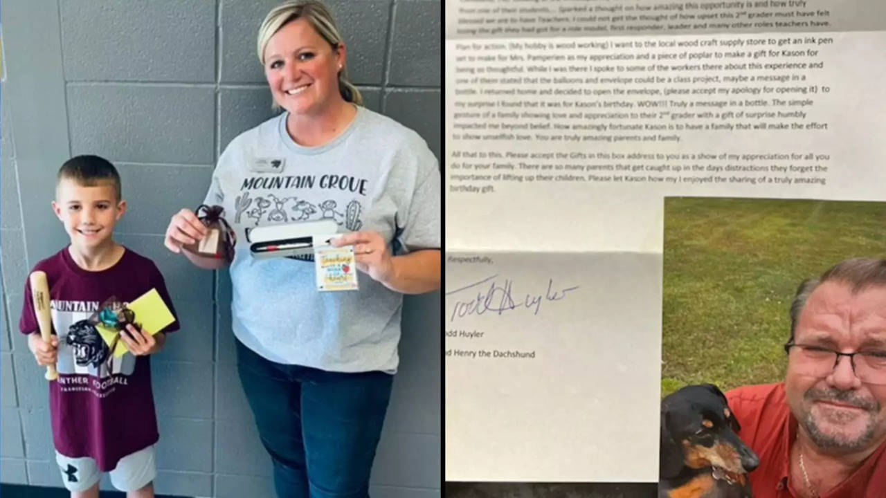 Missouri boy receives gifts from stranger after birthday balloons float away to Tennessee | Picture courtesy: Mountain Grove Elementary School