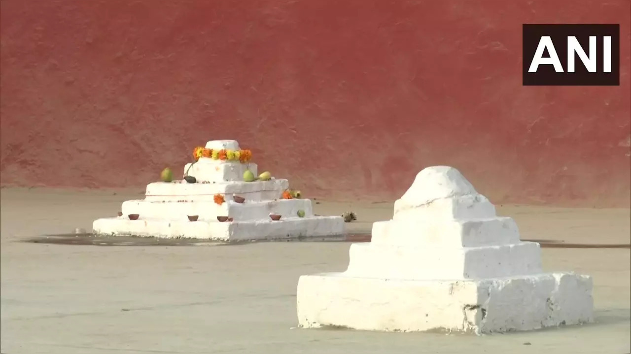 ITO ghat along Yamuna river in Delhi