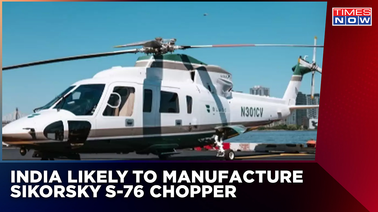 Big Boost To 'Make In India' | India To Make Sikorsky S-76 Chopper As ...