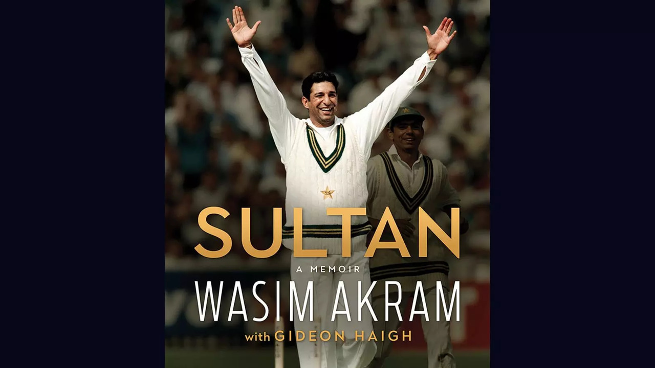 Cover of Wasim Akram's autobiography 'Sultan: A Memoir' | Picture courtesy: Hardie Grant Books