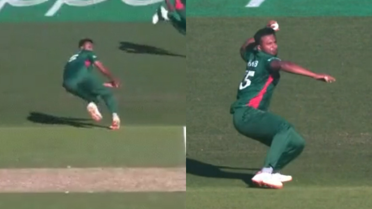 Shakib Al Hasan run out