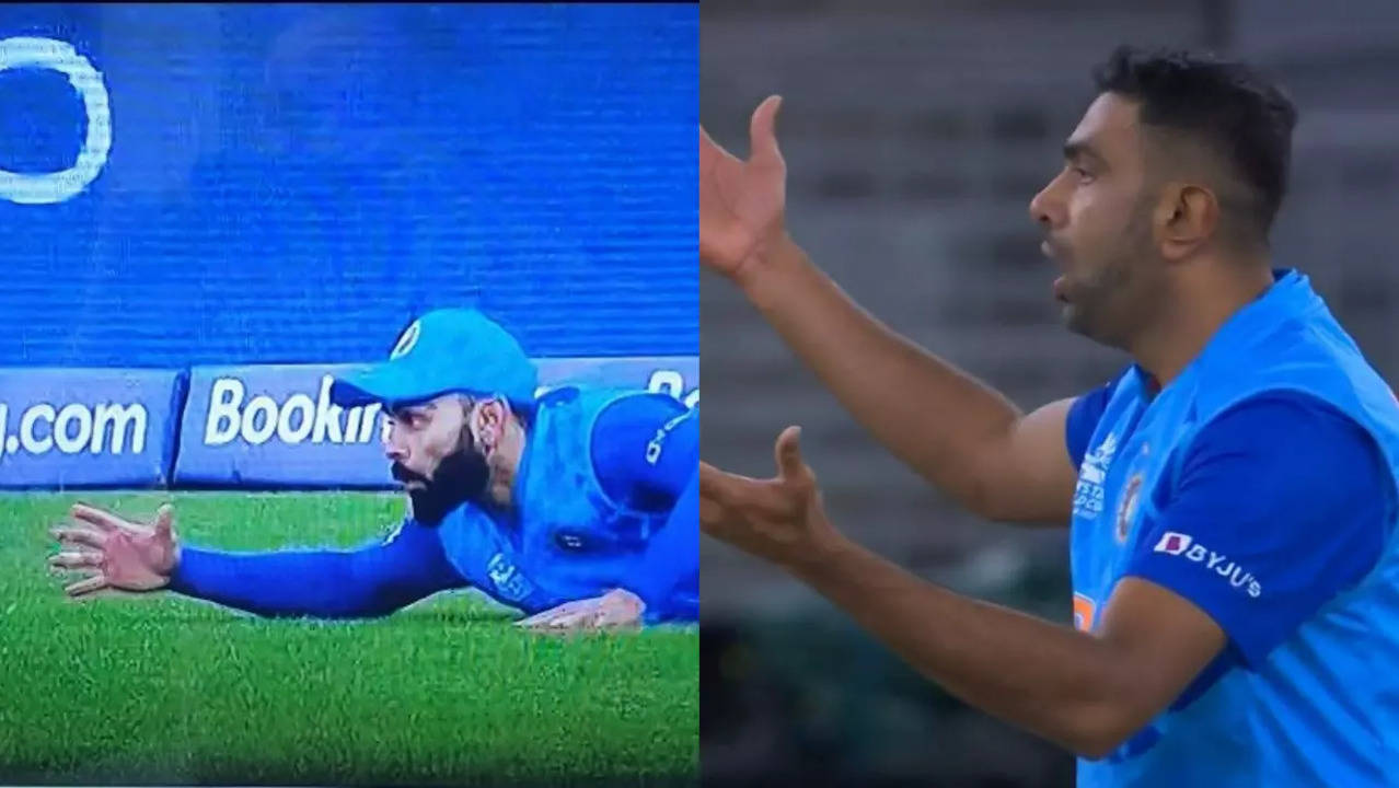 WATCH: R Ashwin In Disbelief After Virat Kohli Drops A Dolly To Give ...