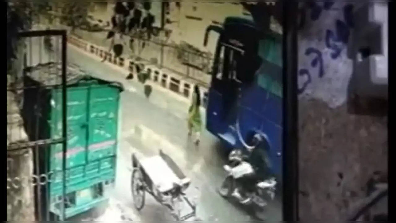 ​Woman mowed down by bus in Delhi