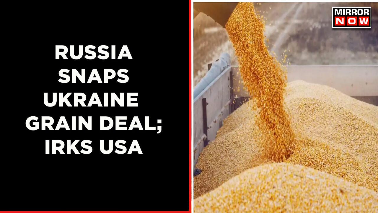 USA Says 'Russia Weaponizing Food In War' After Ukraine Grain Deal ...