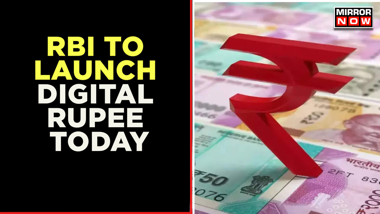 RBI to launch Digital Rupee Pilot Today | Easy Settlement For Secondary Market | Economic News | Times Now