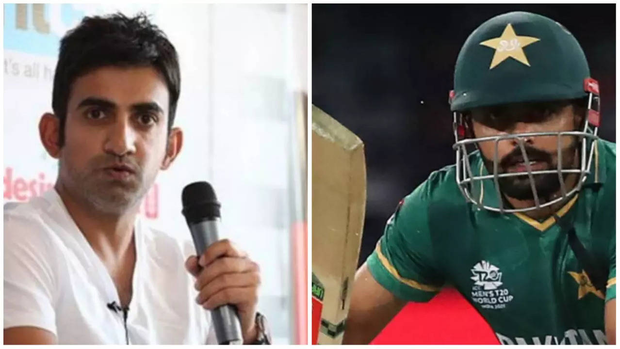 Gautam Gambhir Babar Azam IANS AP