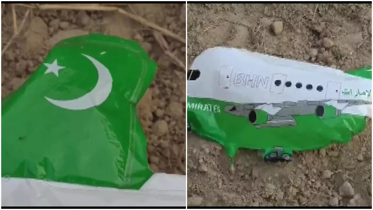 Aeroplane shaped balloon recovered in Samba