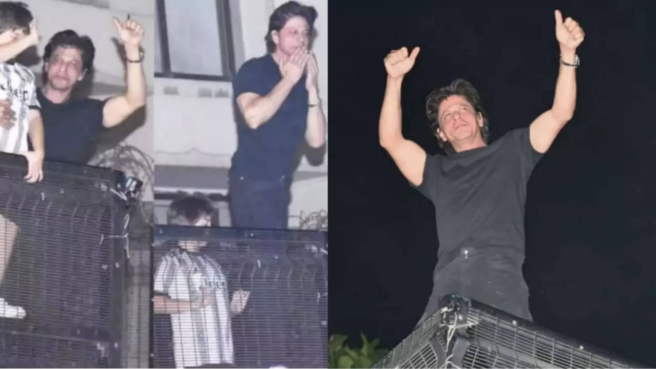 Shah Rukh Khan Reacts To Son AbRam Recreating His Iconic Pose: Our Whole  Family Loves Hugs