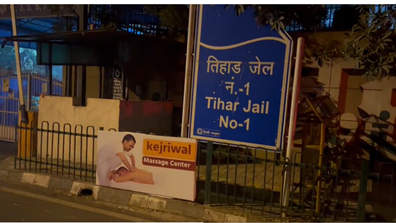 Arvind Kejriwal massage poster