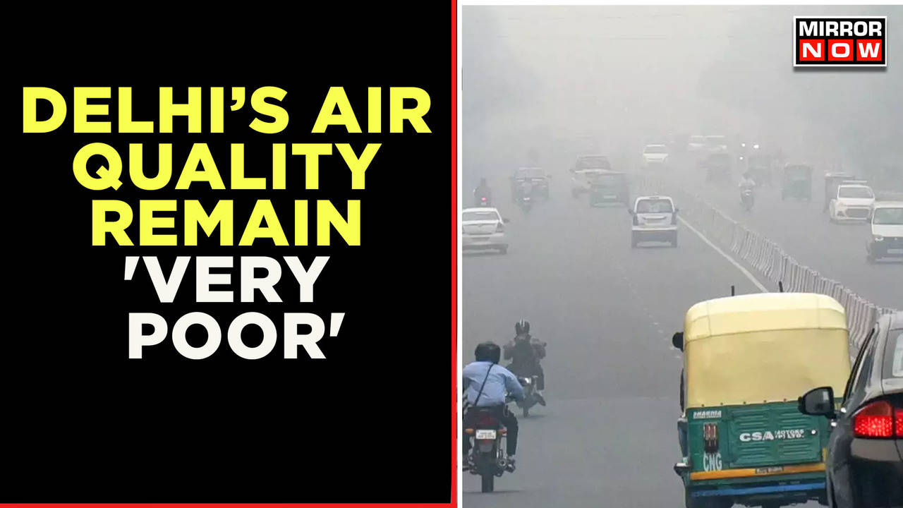 Delhi Air Quality Remain 'Very Poor' | Overall AQI at 406 | Stubble ...