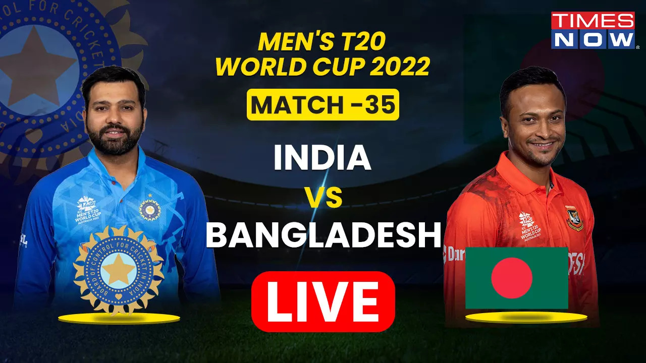 IND vs BAN T20 World Cup 2022 Highlights India survive Liton Das Nurul Hasans attack to win a thriller by 5 runs