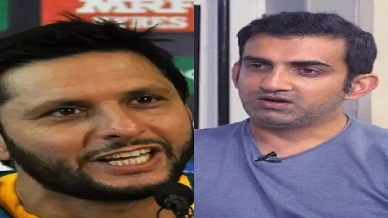 Afridi vs Gambhir