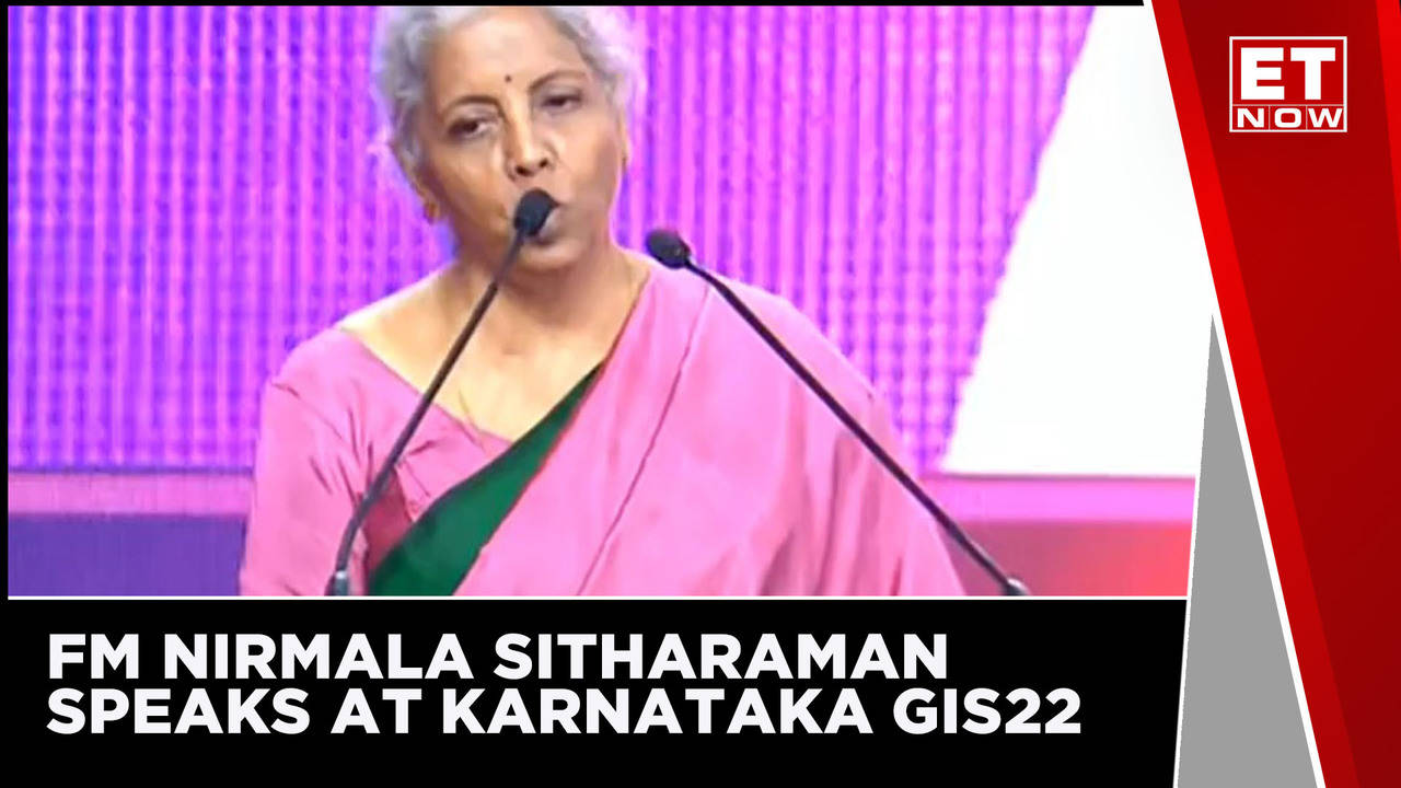 FM Nirmala Sitharaman Speaks At Karnataka Global Investors Summit ...