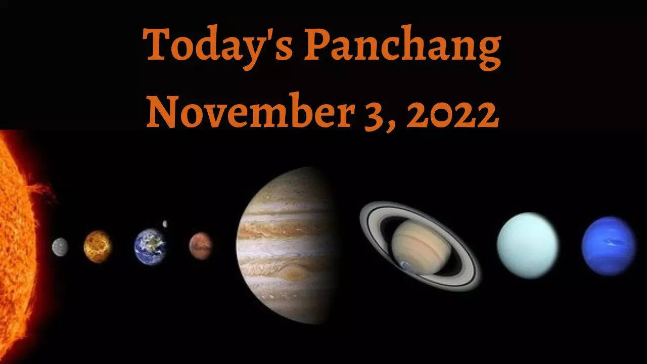 Today's Panchang November 3, 2022