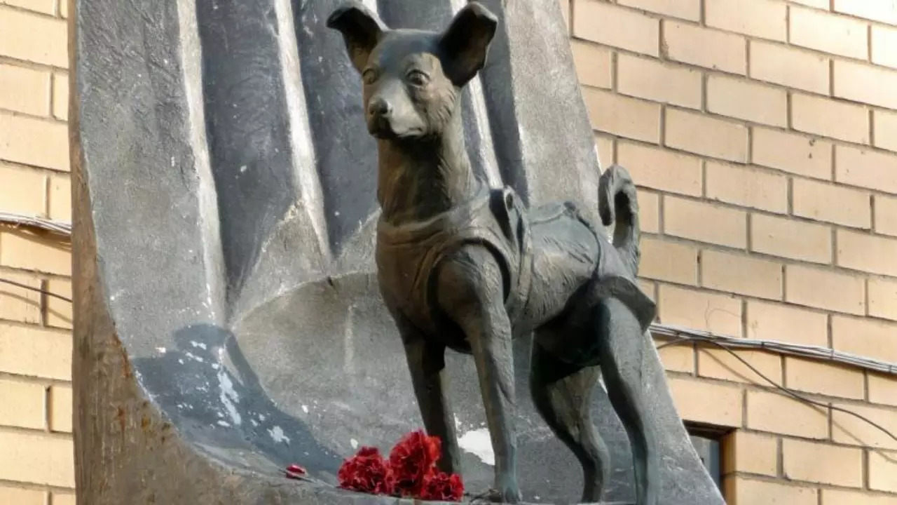 A monument to Laika