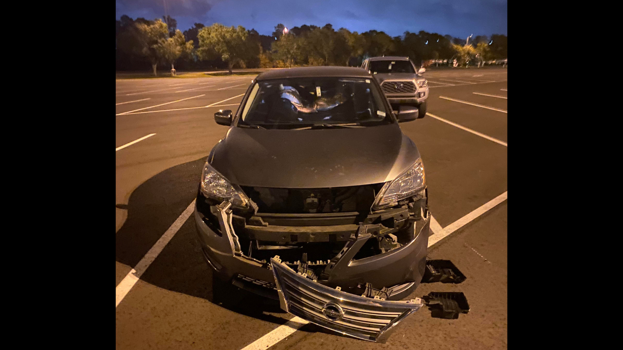 Man destroys car at Disney World, leaves $100 and 'sorry' note for owner