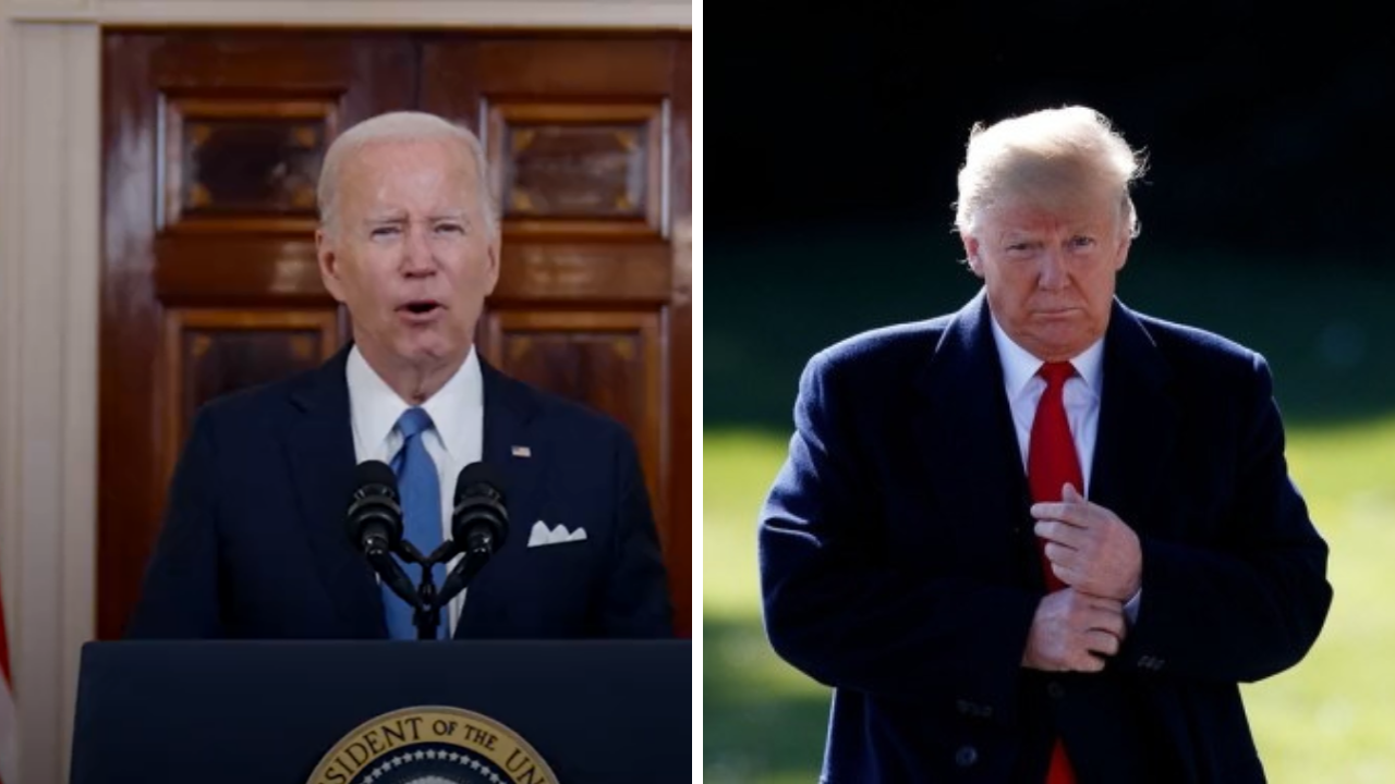 Joe biden and Donald trump