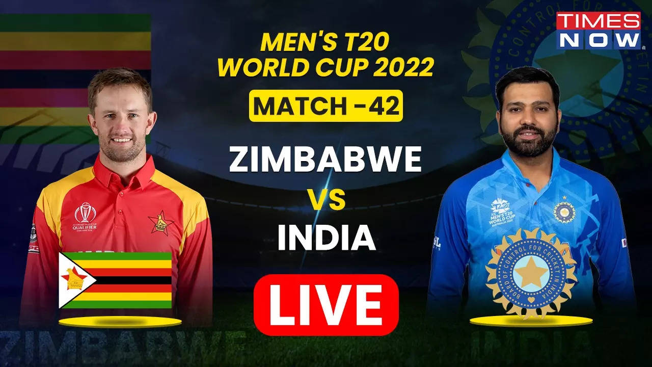 India vs Zimbabwe Live Score, T20 World Cup Live Scorecard 2022, Ind vs Zim Cricket Match Scoreboard, Full Commentary and Highlights Cricket News, Times Now