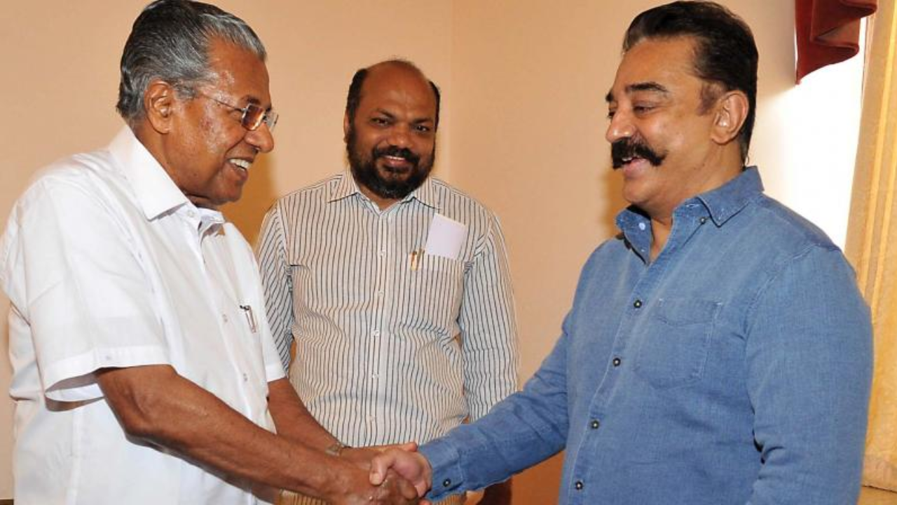 Kerala's CM Pinarayi Vijayan wishes Kamal Haasan