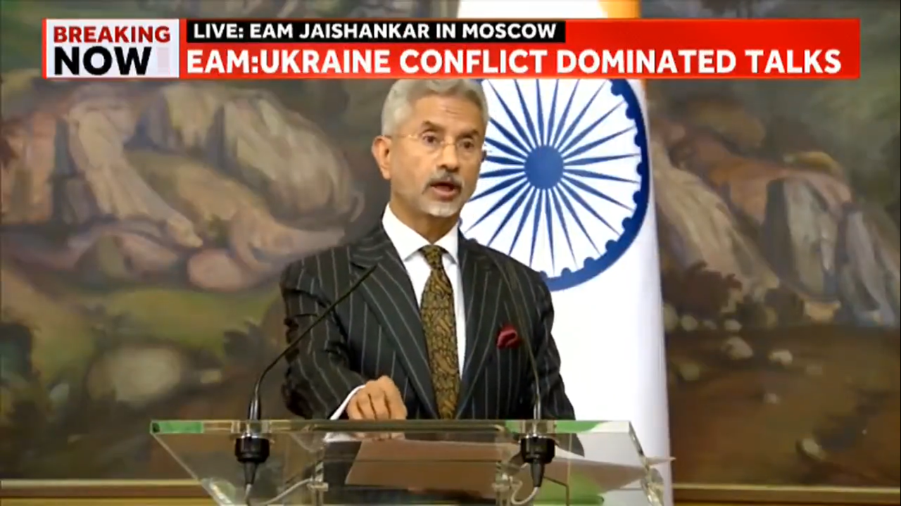 S Jaishankars Russia visit LIVE We are now seeing the consequences of the Ukraine conflict EAM Dr S Jaishankar in Moscow