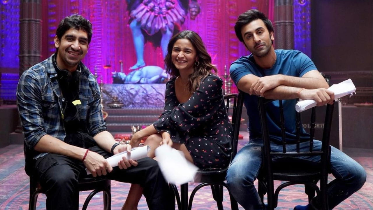 Ayan Mukherji with Alia Bhatt and Ranbir Kapoor