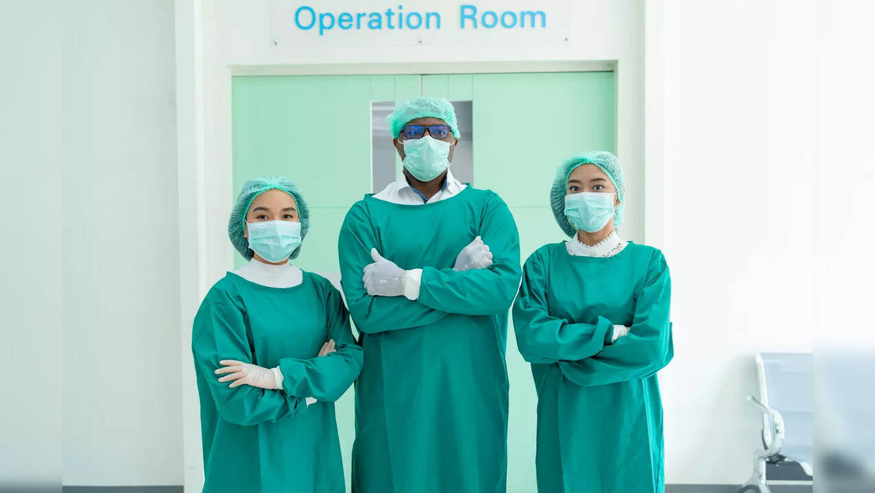 Ever wondered why doctors only wear blue or green scrubs? They have a