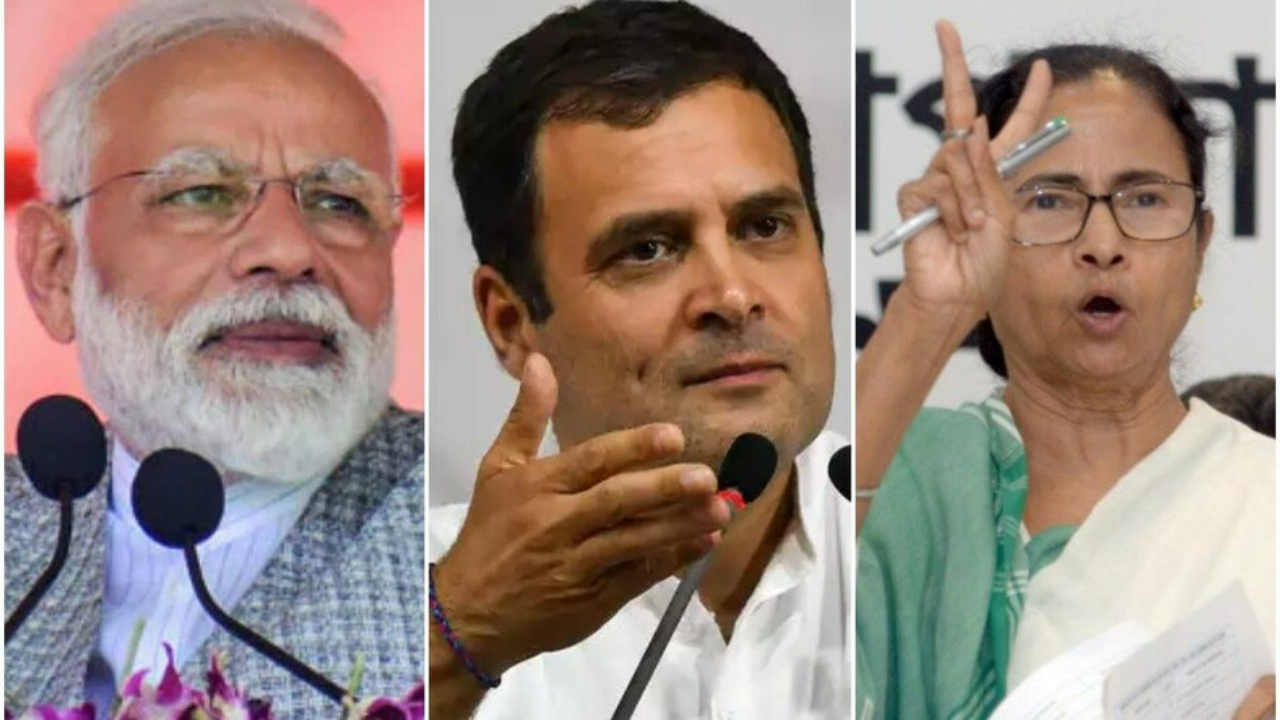 PM Modi, Rahul Gandhi, Mamata Banerjee