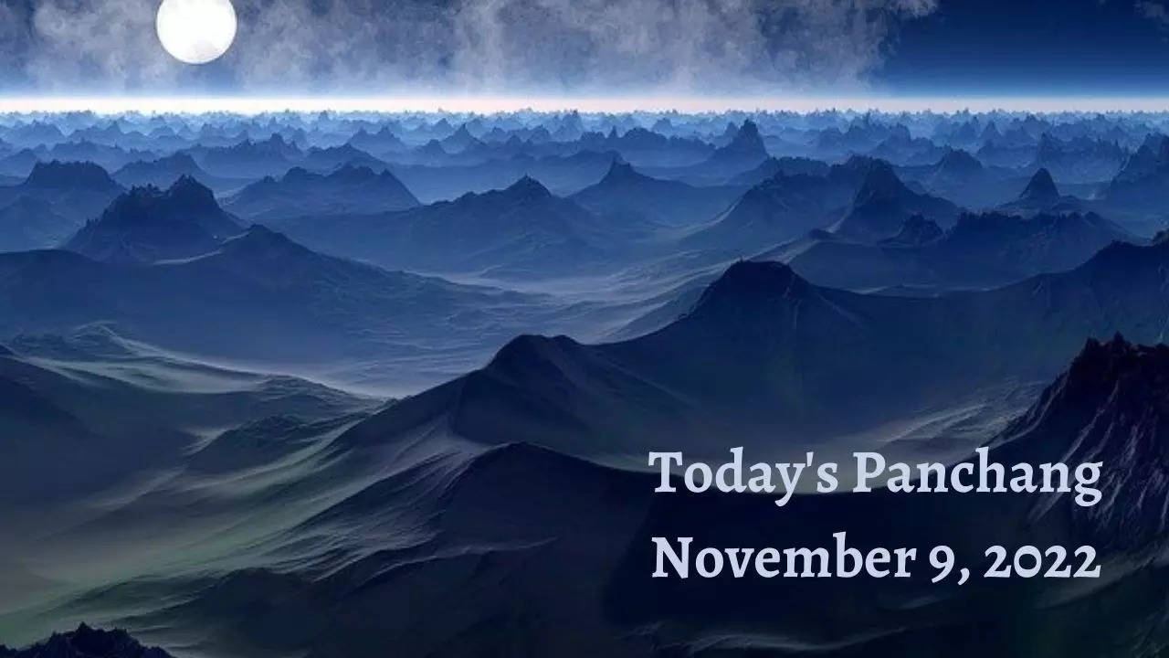Today's Panchang, November 9, 2022: Check out tithi Shubh Muhurat,  Nakshatra, Daily Panchang, Sunrise Sunset and Moon Rashi