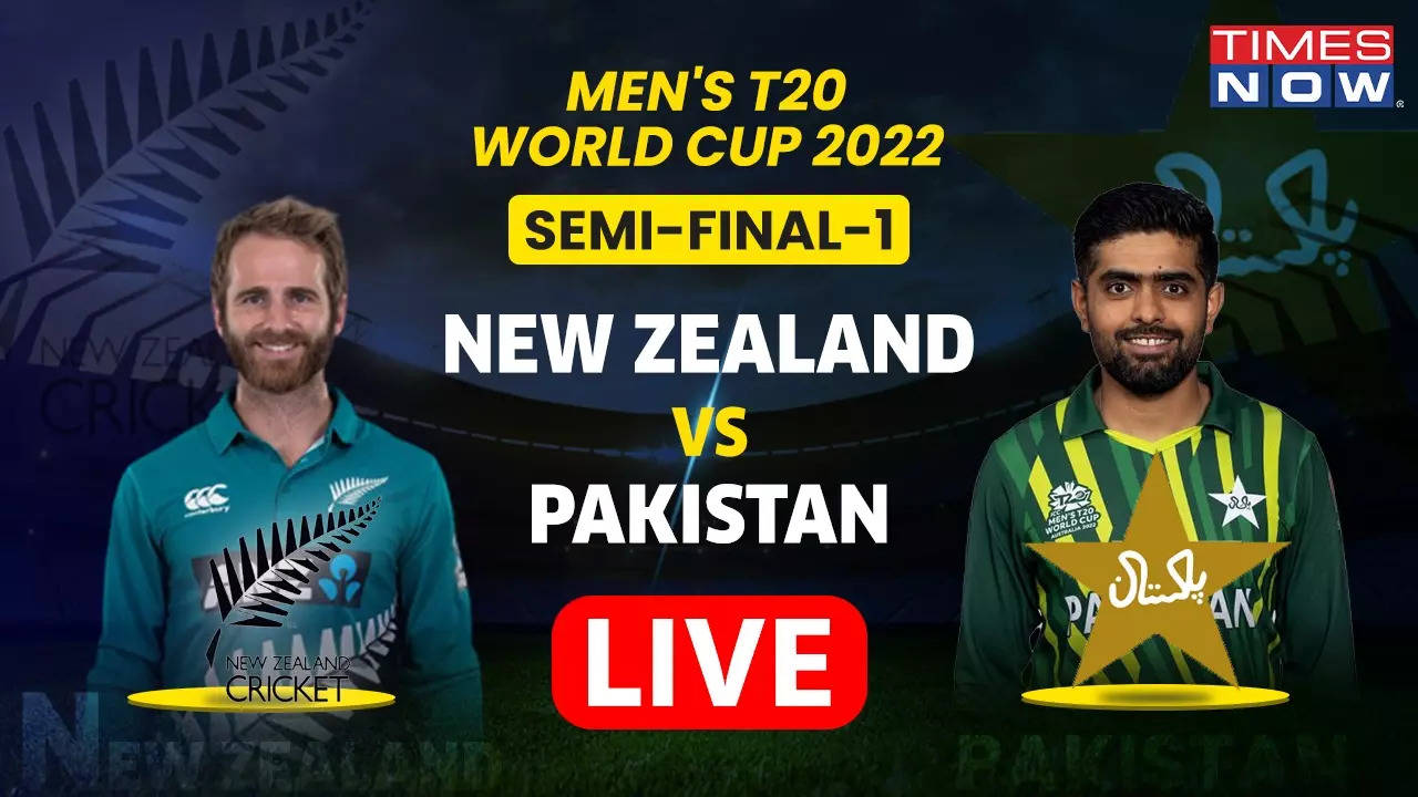 Pakistan vs New Zeland Live Score, T20 World Cup Semi Final Live Scorecard 2022, NZ vs Pak Cricket Match Scoreboard, Full Commentary and Highlights Cricket News, Times Now