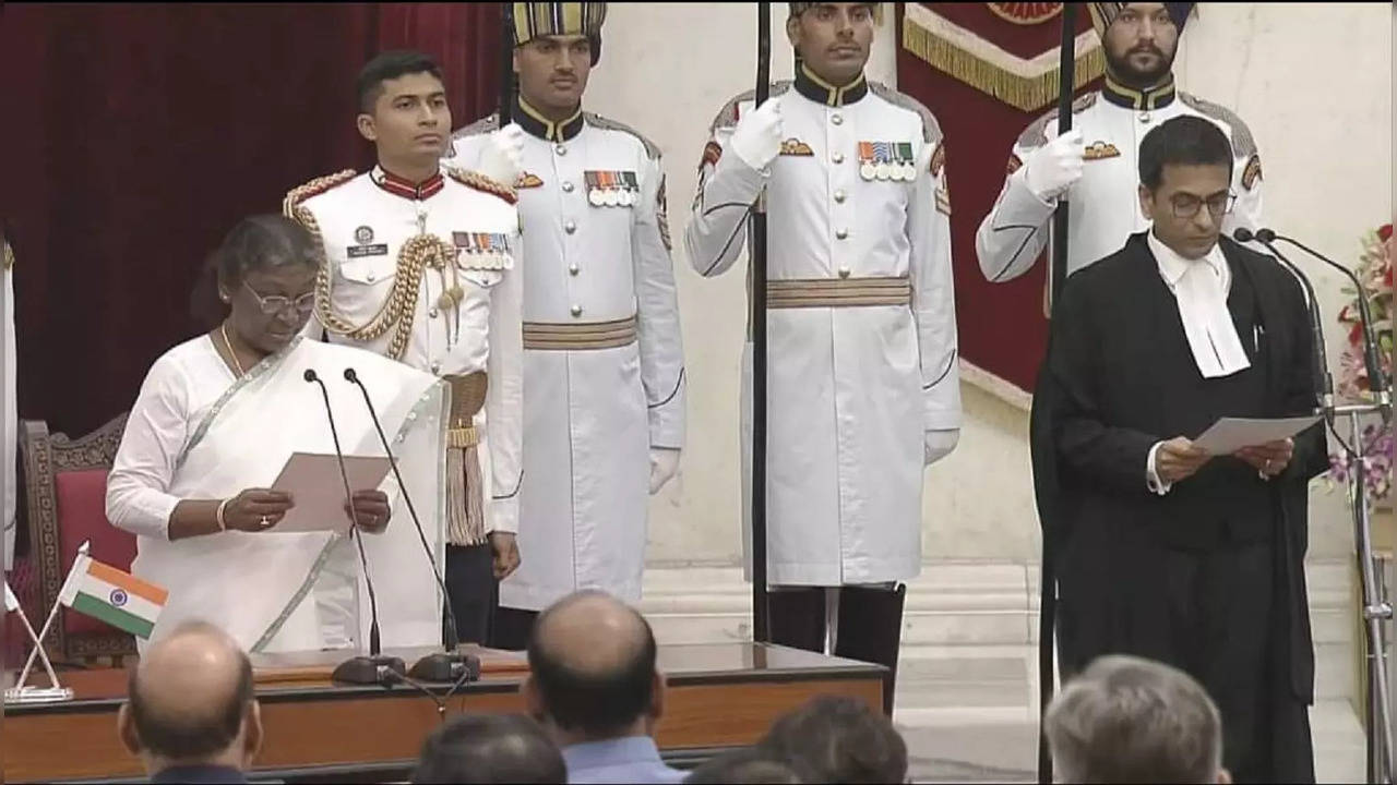 Justice DY Chandrachud takes oath as 50th CJI