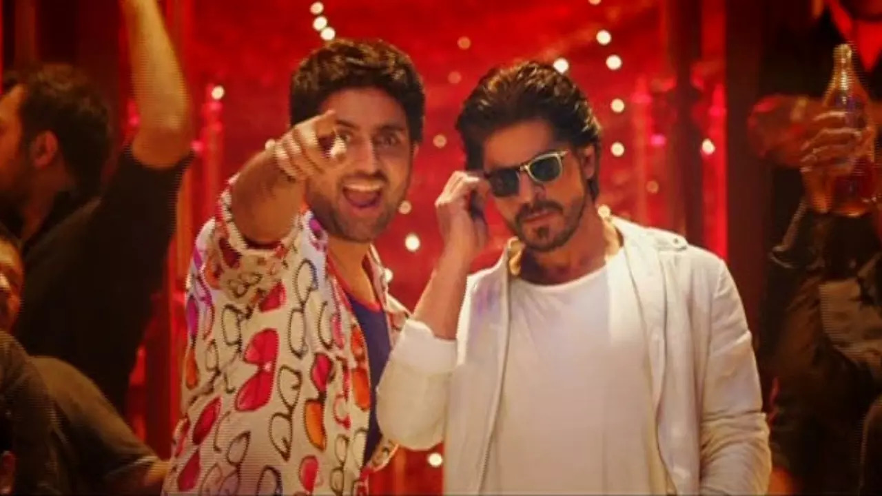 Abhishek Bachchan and SRK