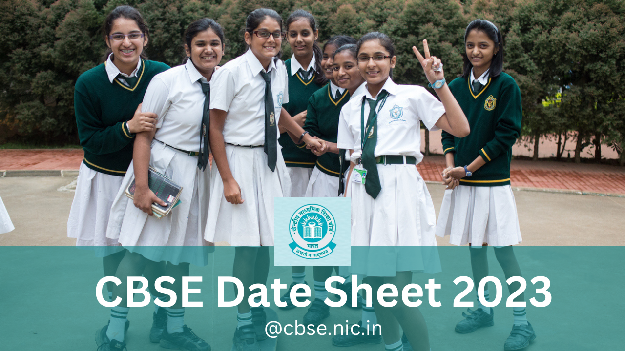 CBSE Date Sheet 2023 Highlights CBSE Class 10 12 date sheet PDF download link soon on official website cbsenicin