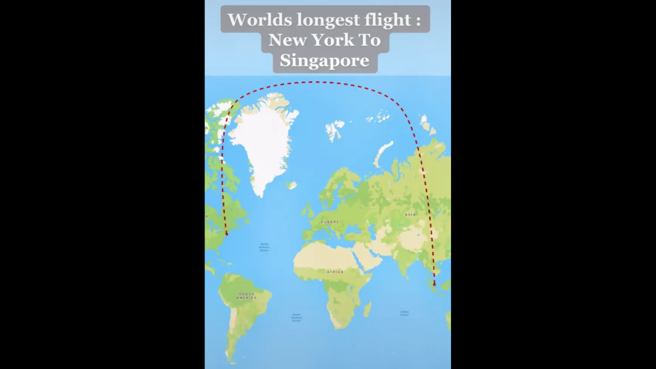 World s Longest Flight Route World s Longest Flight Doesn t Travel In world-s-longest-flight-route-world-s-longest-flight-doesn-t-travel-in