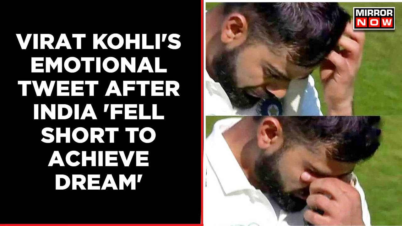 'Fell Short Of Achieving Our Dream': Virat Kohli Gets Emotional After ...