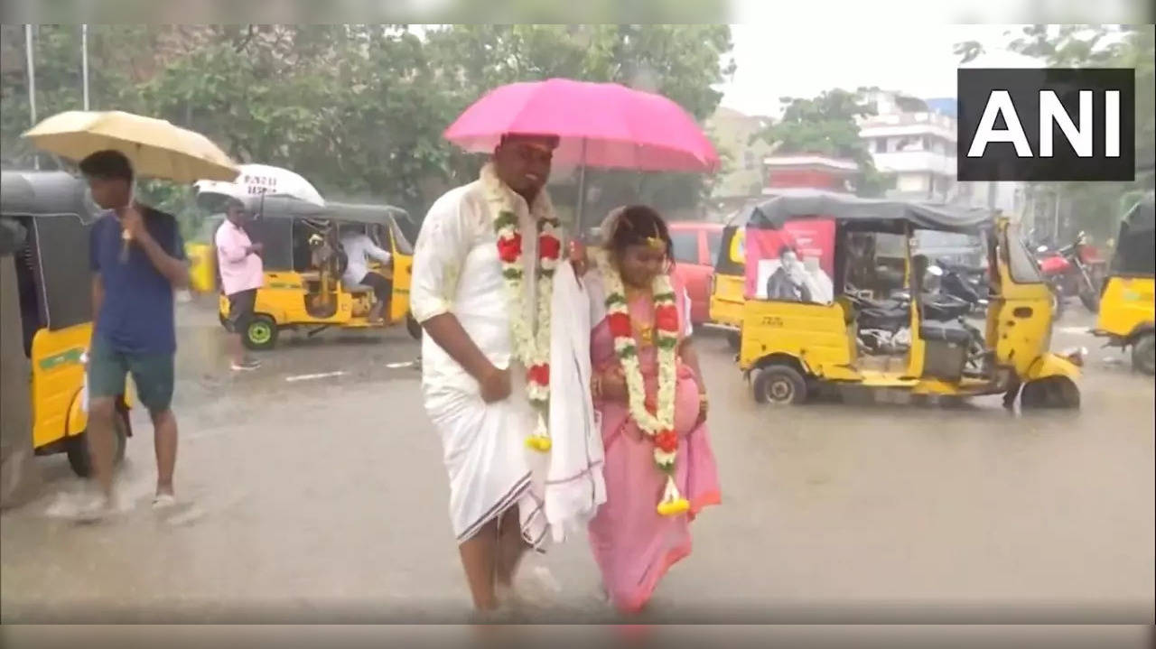 Rain delays scheduled weddings in Chennai