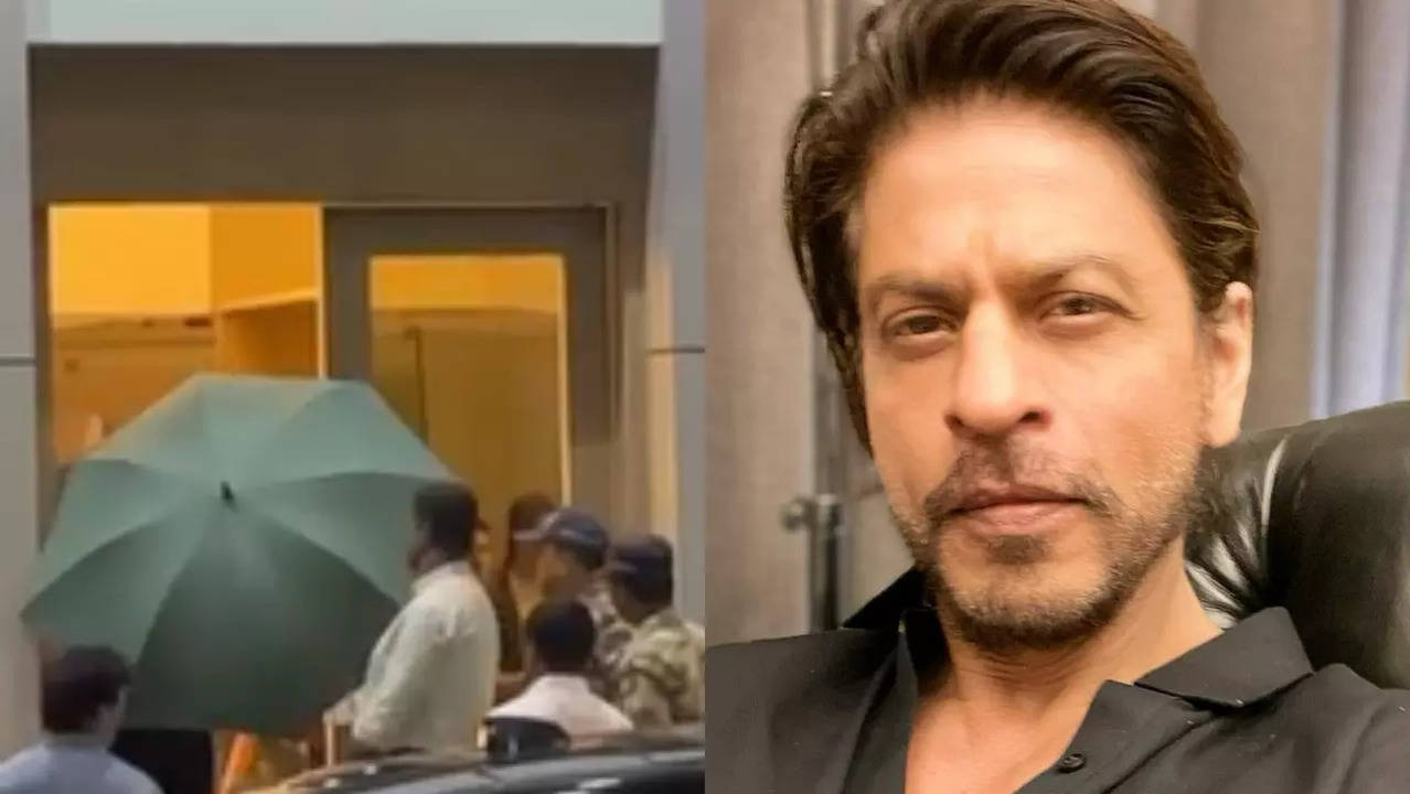 Shah Rukh Khan returns home