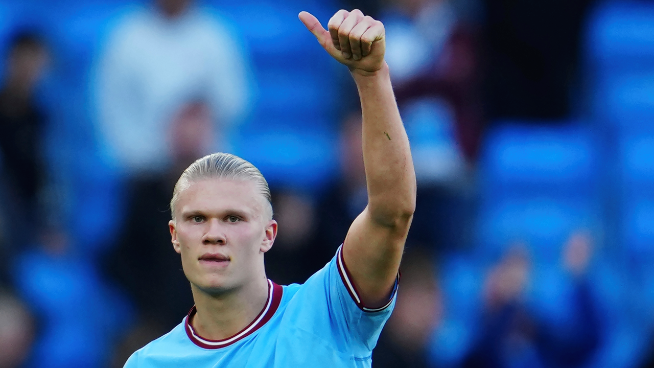 Erling haaland Manchester City vs Soton  AP