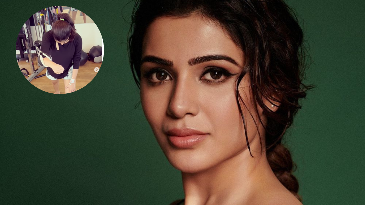 Samantha Ruth Prabhu is staying motivated 'through high dose steroid therapies' for myositis. Watch