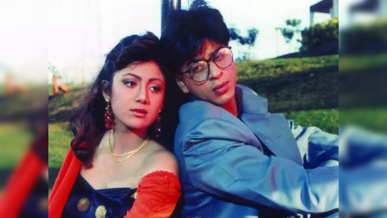 Shilpa Shetty and Shah Rukh Khan in Baazigar