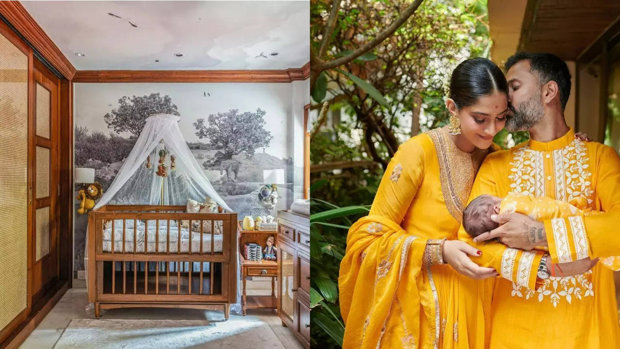 Sonam Kapoor with Anand Ahuja and son Vayu