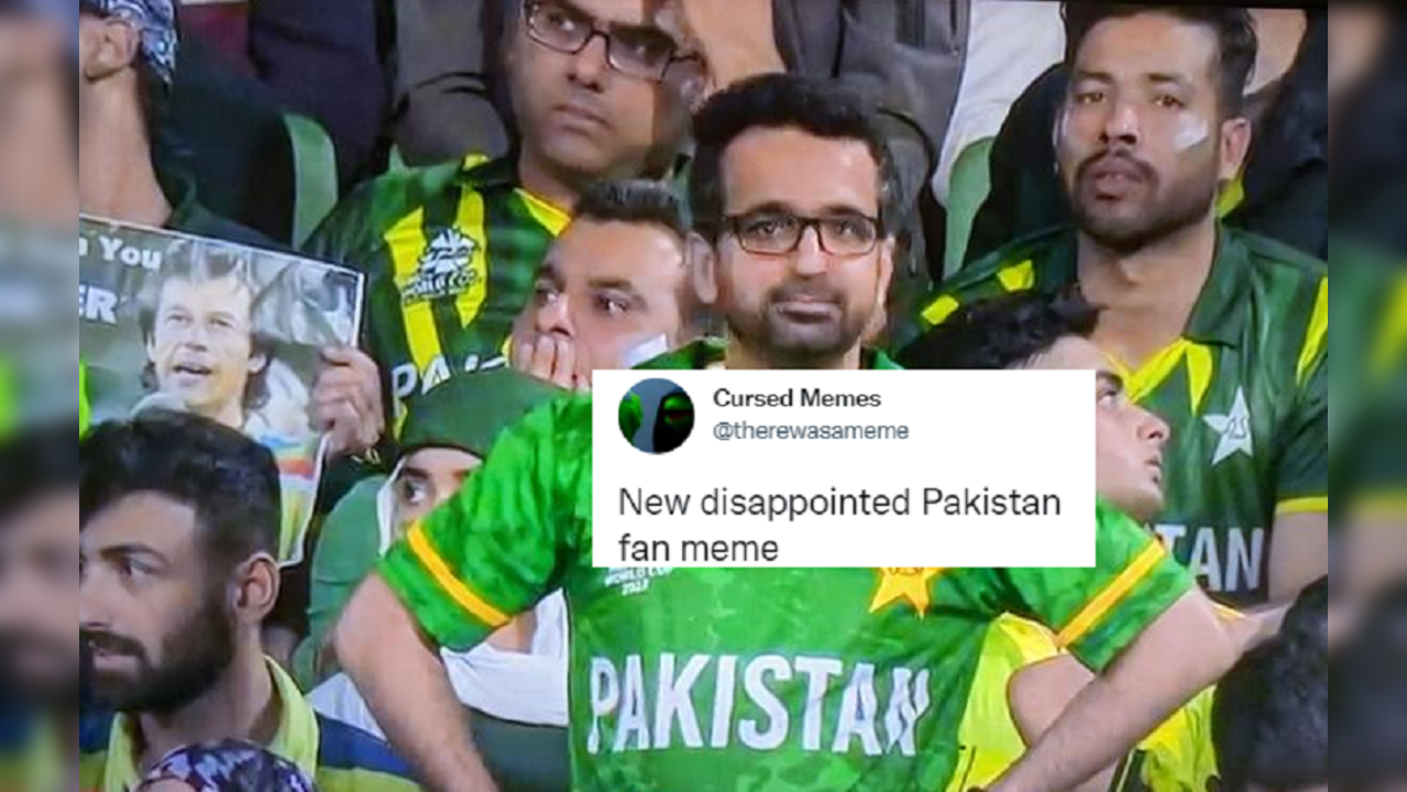 Pak v Eng There's a new face to the 'disappointed Pakistani fan' meme