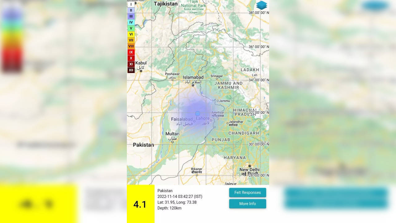 amritsar earthquake